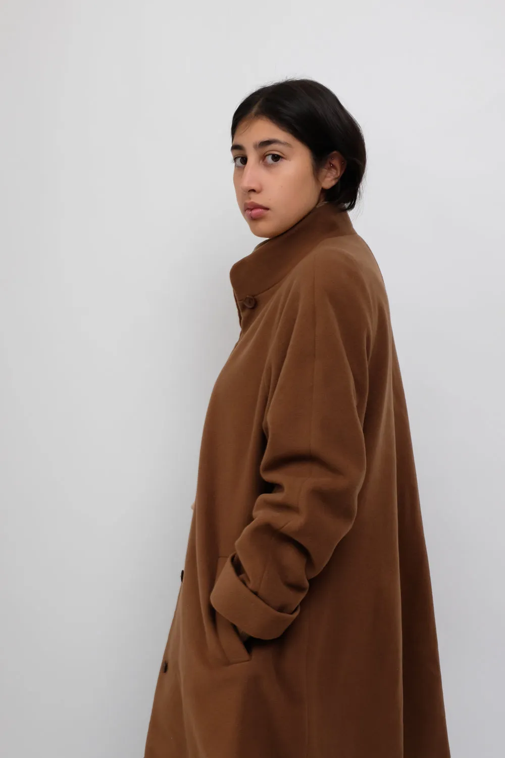 0063_CASHMERE WOOL CAMEL MAC COAT