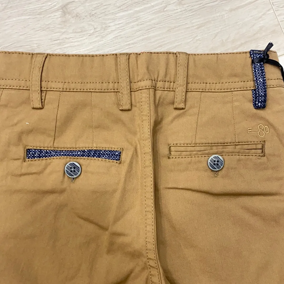 1880 Club Boys Tan Straight Leg Chino