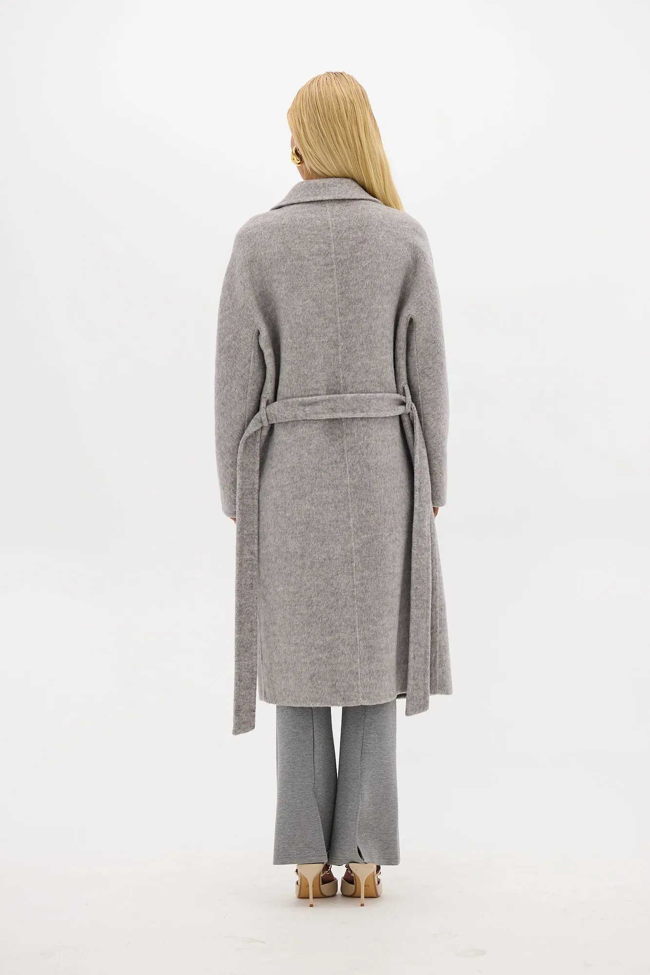 Abbey Coat - Grey Marle