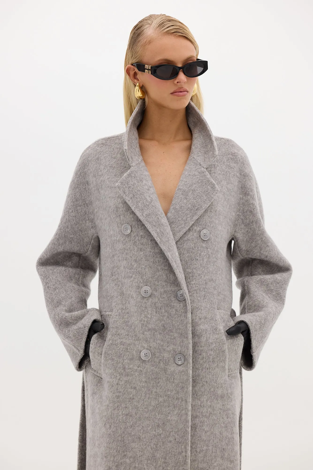 Abbey Coat - Grey Marle