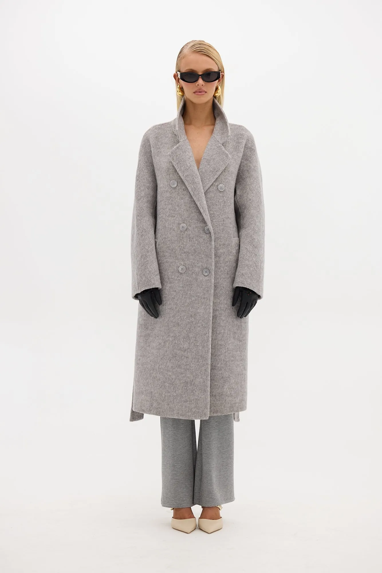 Abbey Coat - Grey Marle