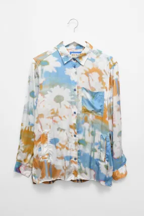 ACNE STUDIOS PURE VISCOSE SATIN MULTIPRINT SHIRT