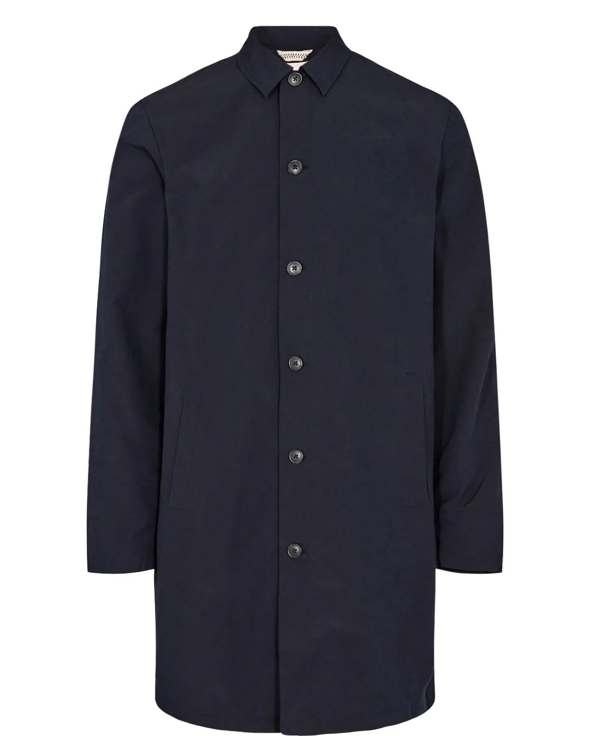 AKBJARNE TRENCH COAT (no pocket) - Dark Navy