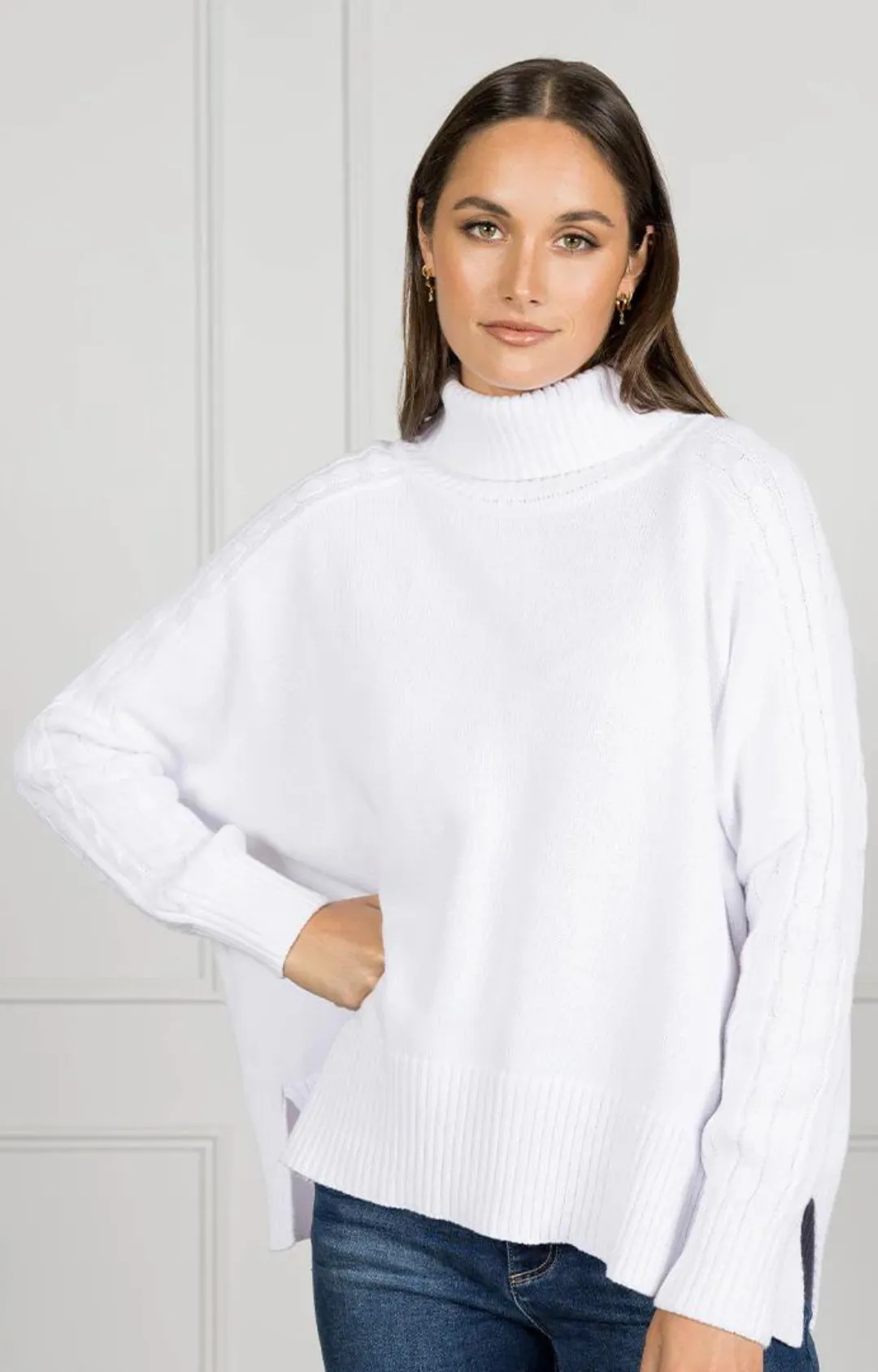 Ali Cable Jumper - White