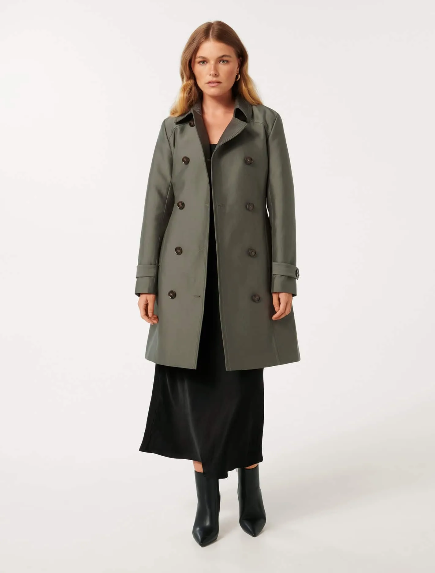 Alicia Petite Short Trench Coat