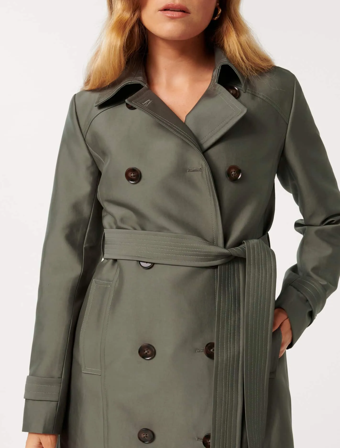 Alicia Petite Short Trench Coat