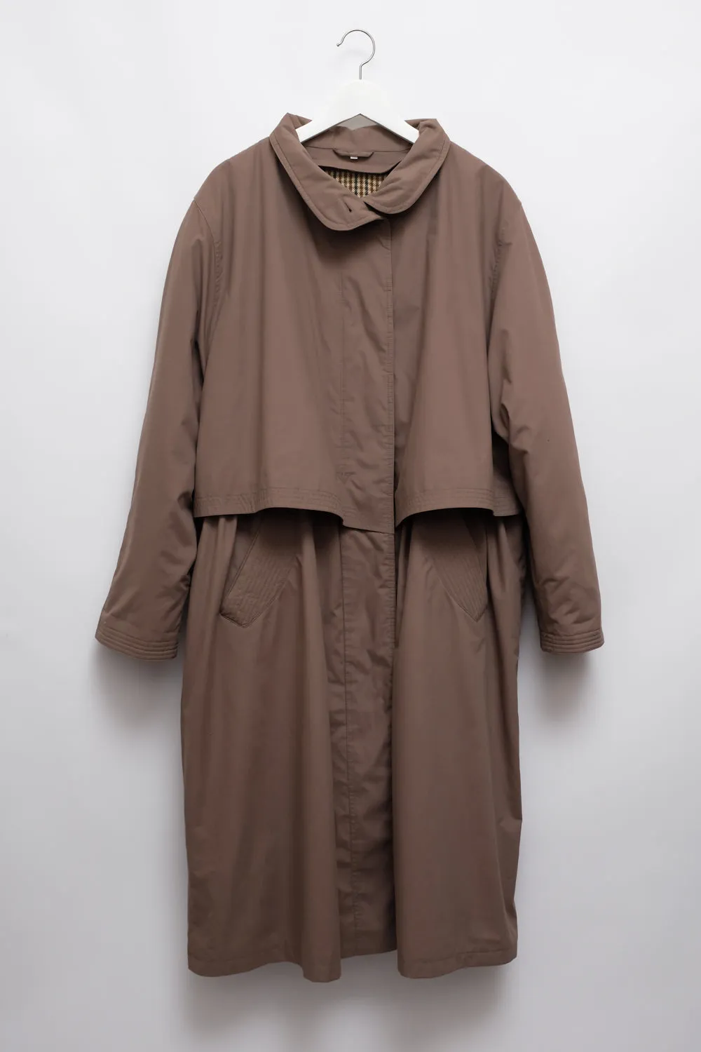 ALL SEASON BROWN VINTAGE TRENCH