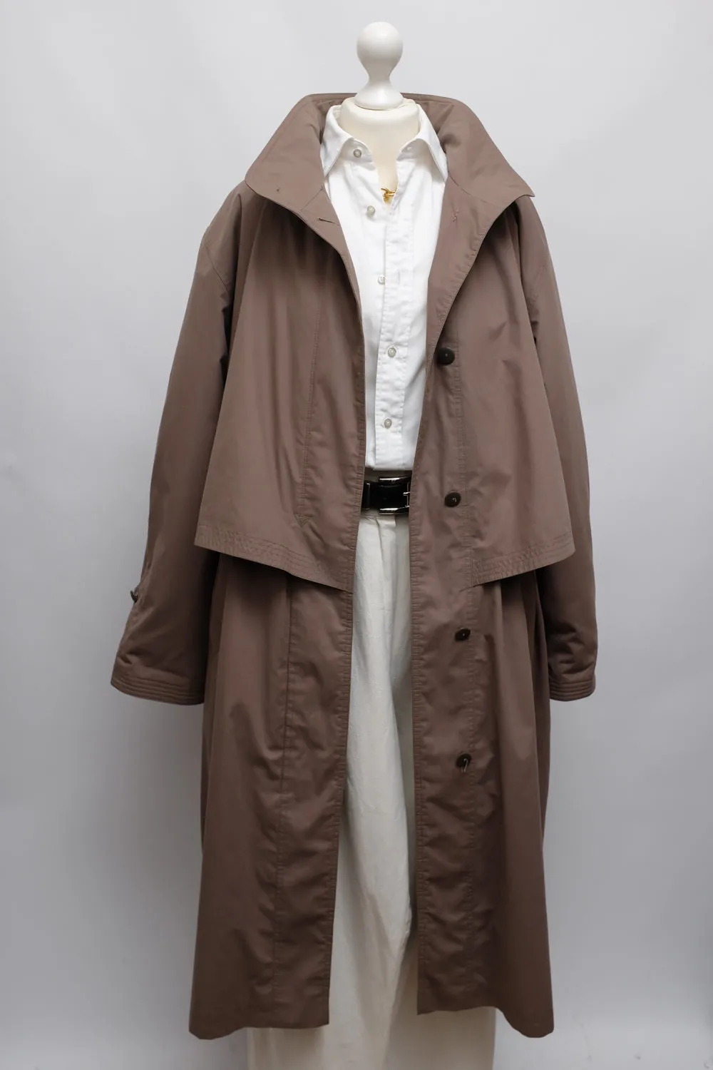 ALL SEASON BROWN VINTAGE TRENCH