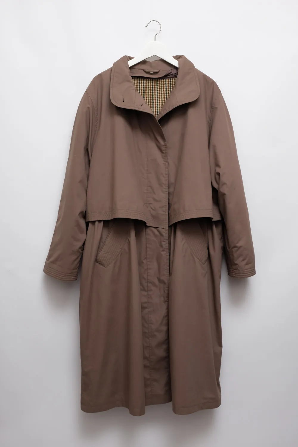 ALL SEASON BROWN VINTAGE TRENCH