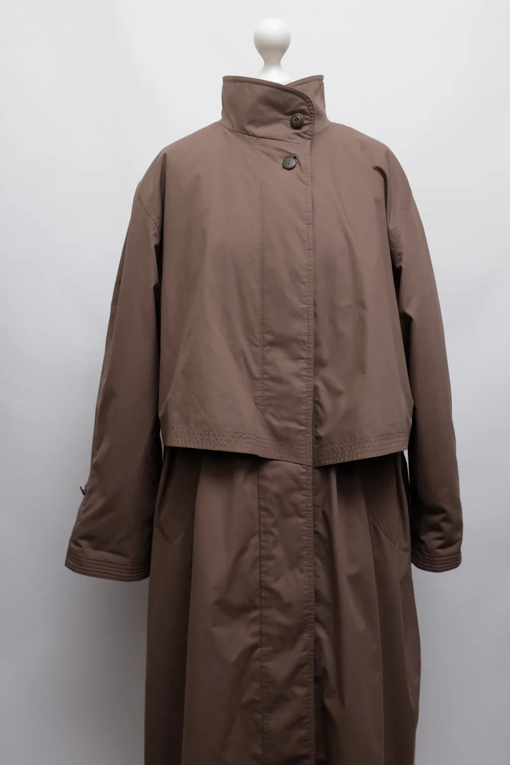 ALL SEASON BROWN VINTAGE TRENCH