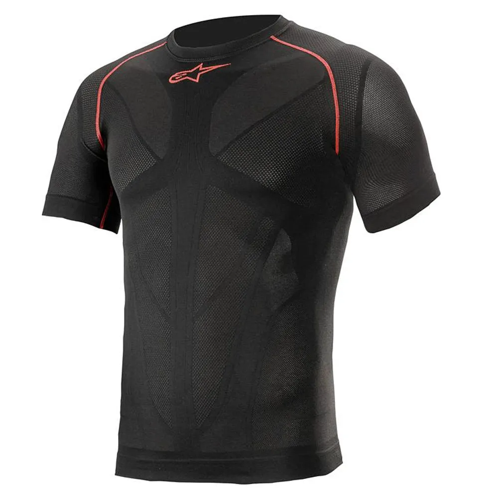 Alpinestars Ride Tech V2 Top Short Sleeve Summer Black Red