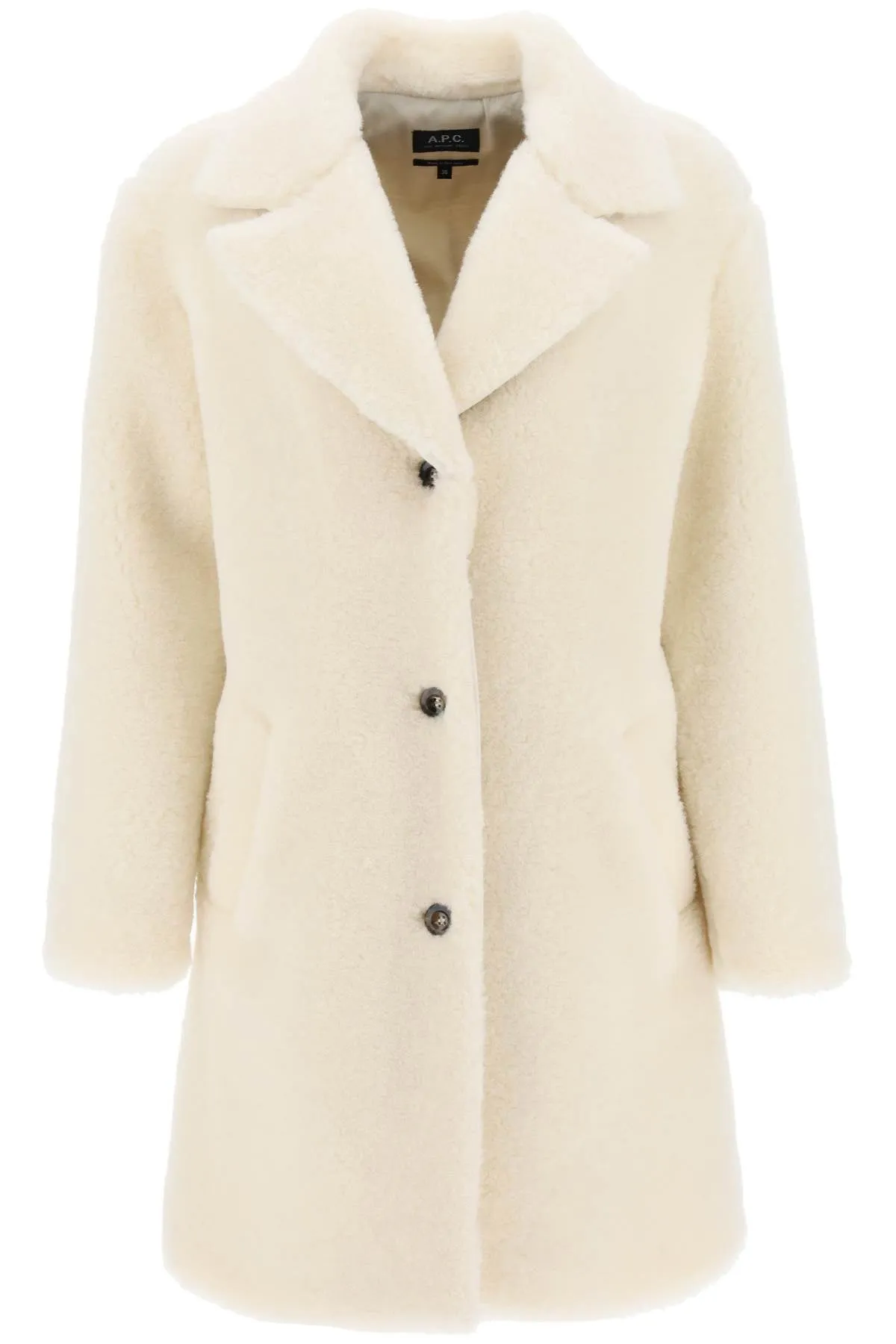 A.p.c. nicolette teddy coat