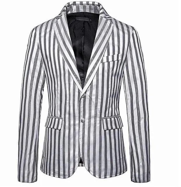 Autumn men two buckles suits blazer Jacket