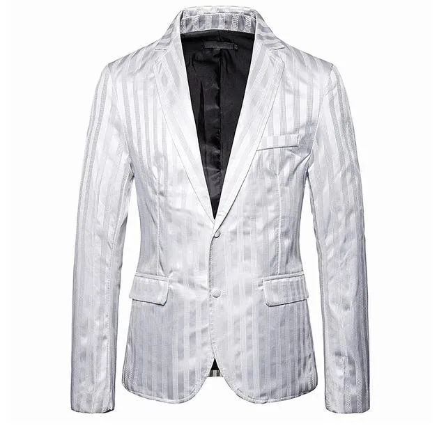 Autumn men two buckles suits blazer Jacket