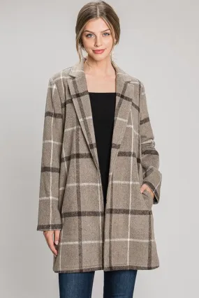 Bailey Windowpane Plaid Jacket