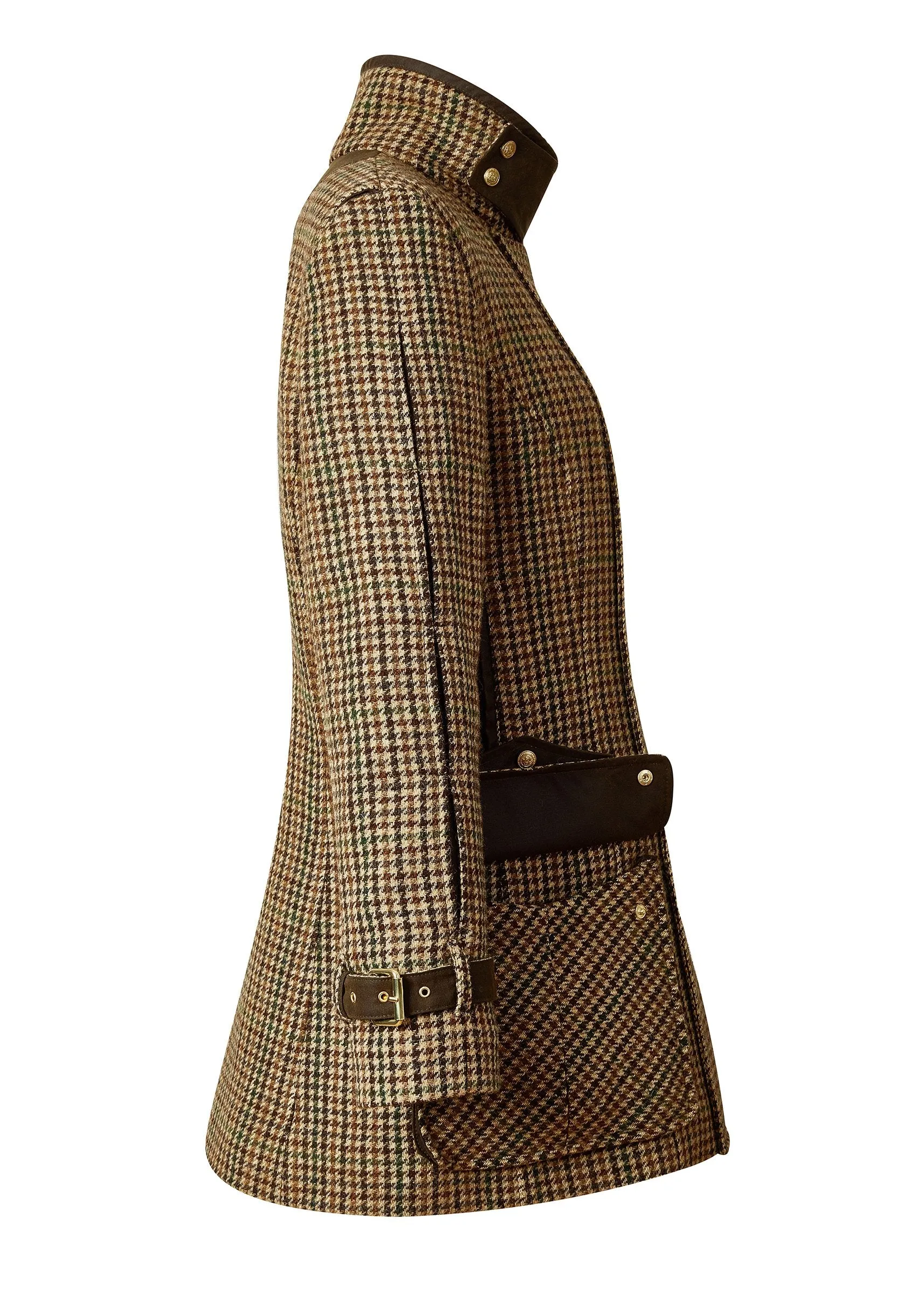 Balmoral Field Coat (Hailes Green Tweed)