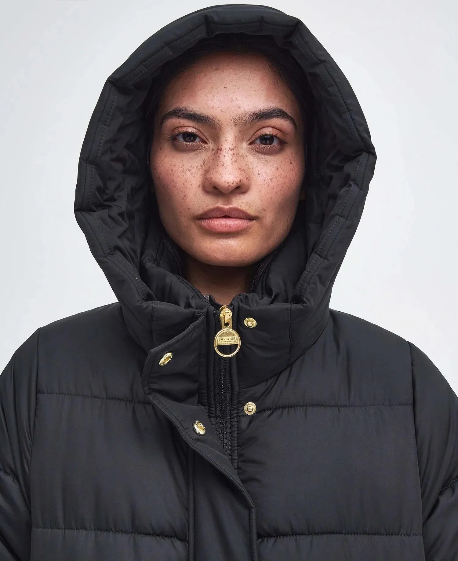 Barron Longline Puffer Jacket-Black