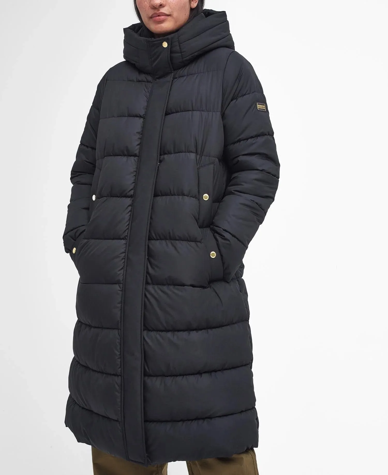 Barron Longline Puffer Jacket-Black