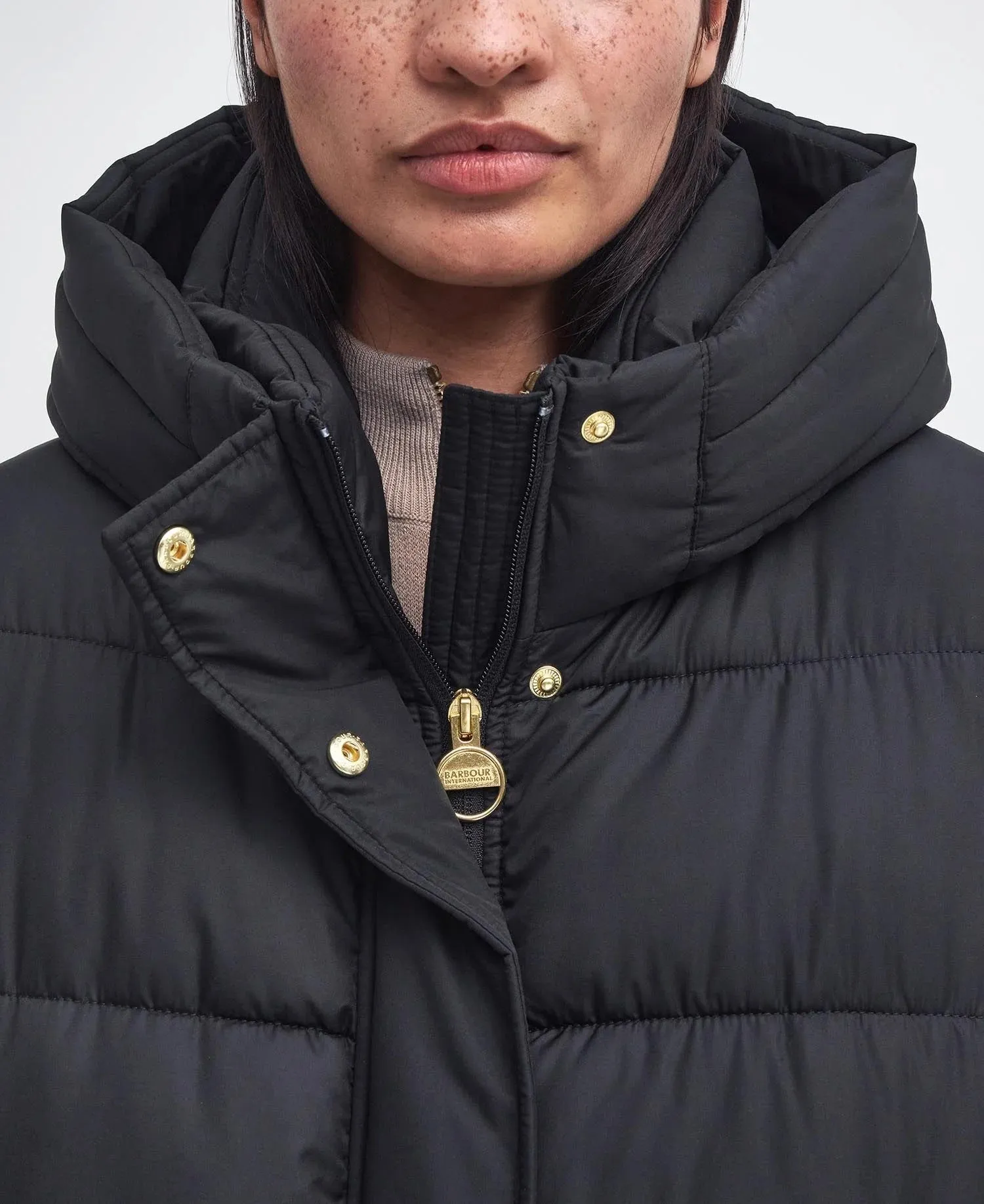 Barron Longline Puffer Jacket-Black