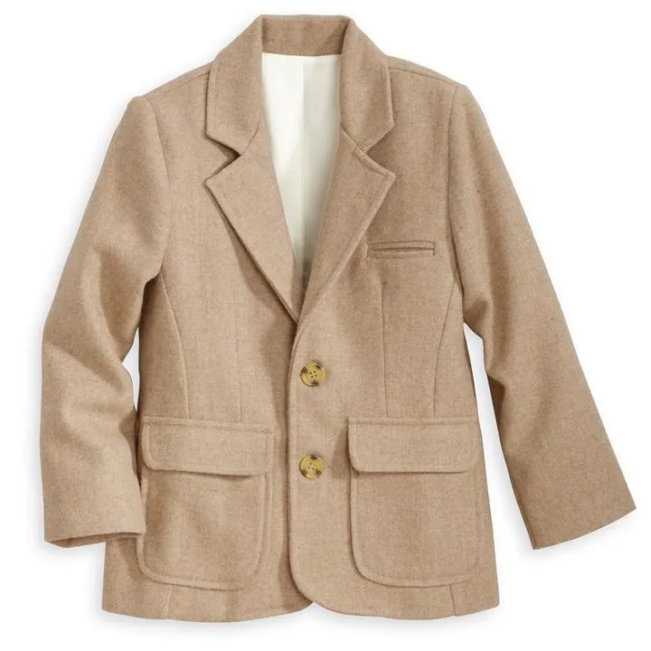 Bella Bliss Wool Blazer - Camel