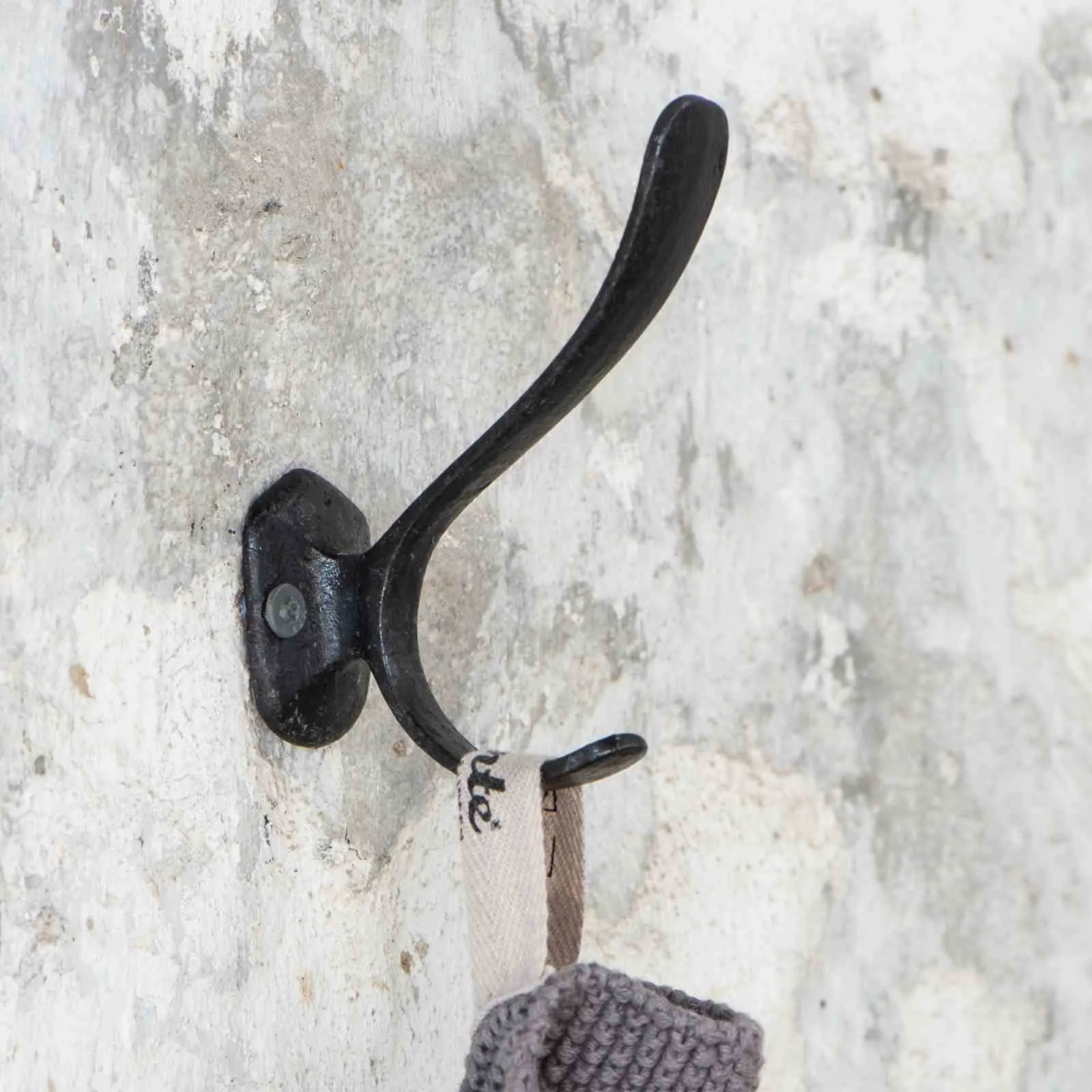 Black Iron Coat Hook