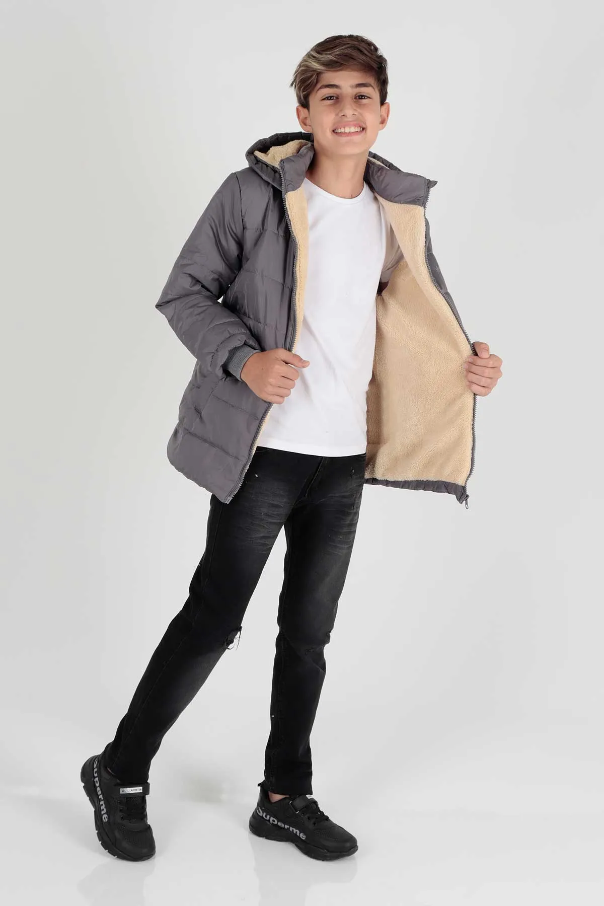 Boy inner welsoft trend coat ak2237