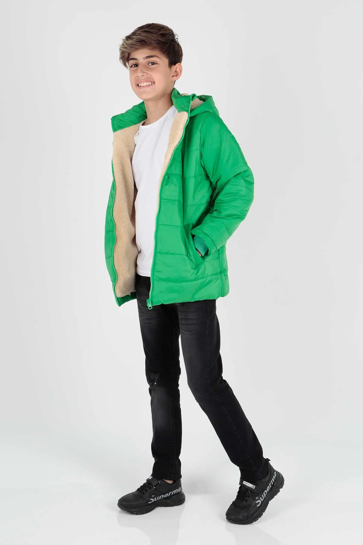 Boy inner welsoft trend coat ak2237