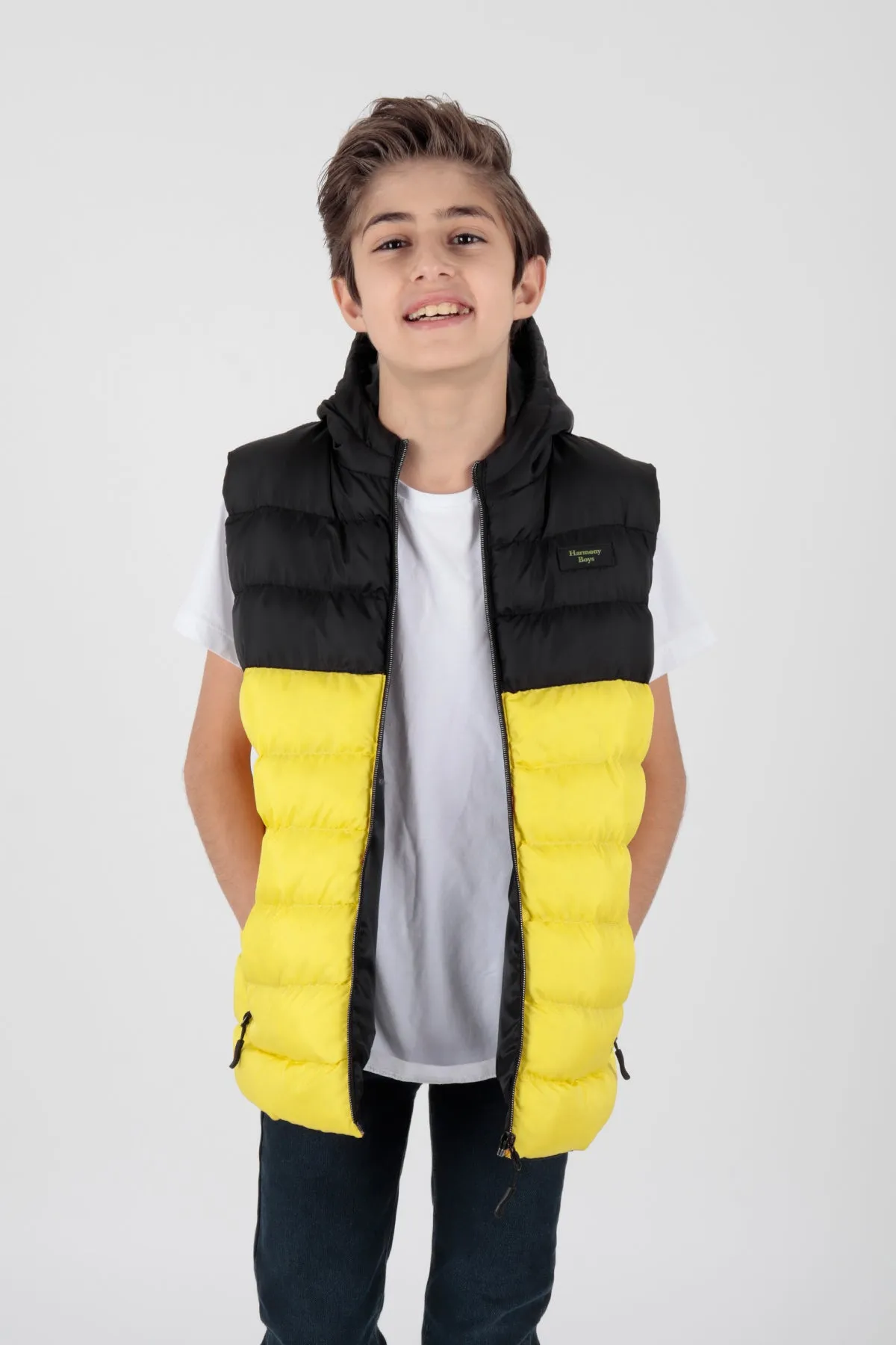 Boy's garnish trend swelling vest ak216364