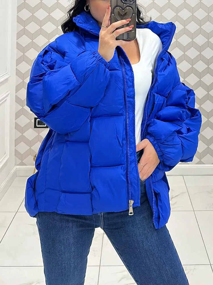 Braid Puffer Jacket