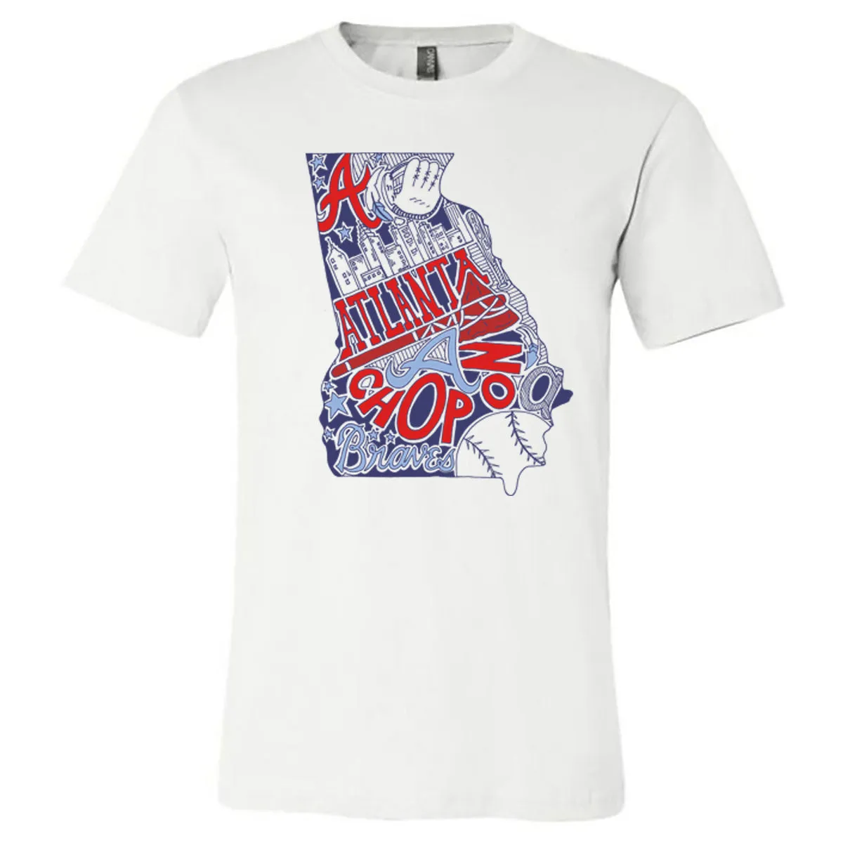 Braves State - White (Tee/Hoodie/Tank/Sweatshirt)