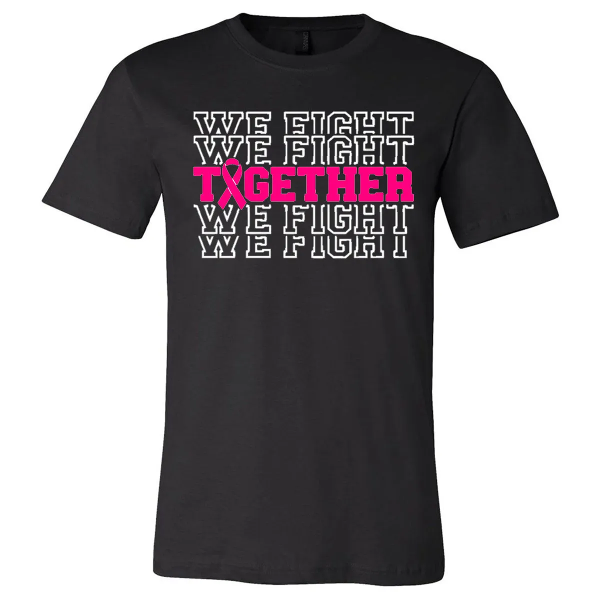 Breast Cancer - We Fight Together - Black (Tee/Hoodie/Sweatshirt)