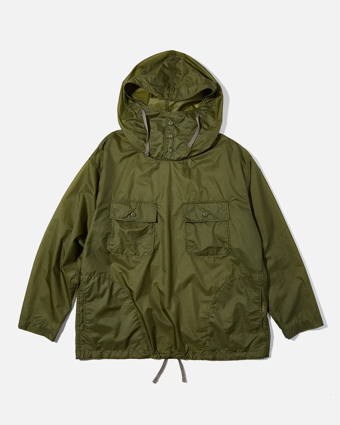 Cagoule Shirt - Olive Nylon Micro Ripstop