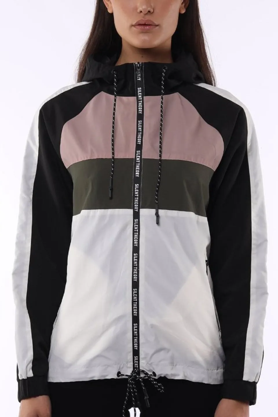 Calypso Spray Multi Block Stripe Wind Jacket