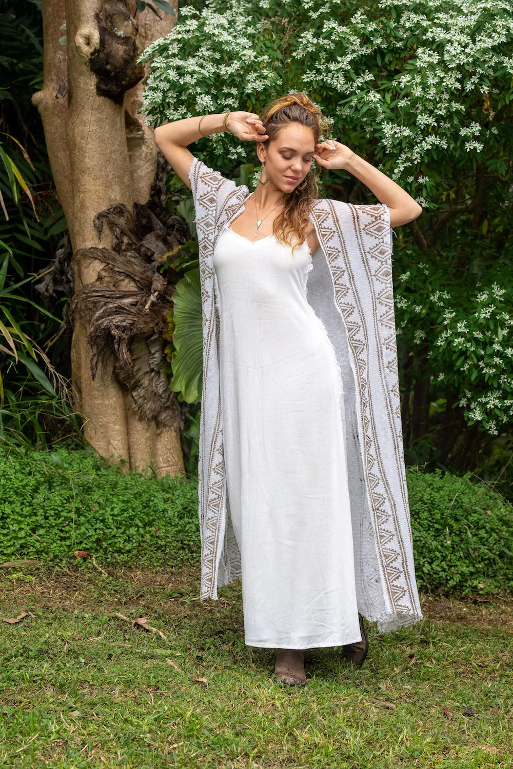 CAMILLA KAFTAN / KIMONO IN WHITE