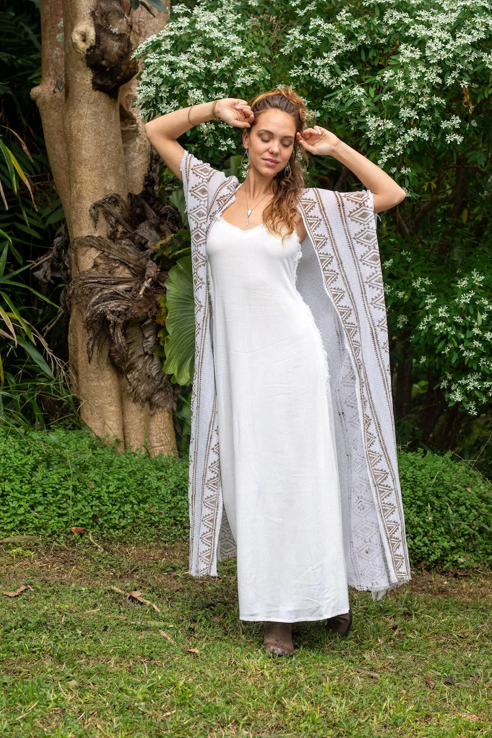 CAMILLA KAFTAN / KIMONO IN WHITE