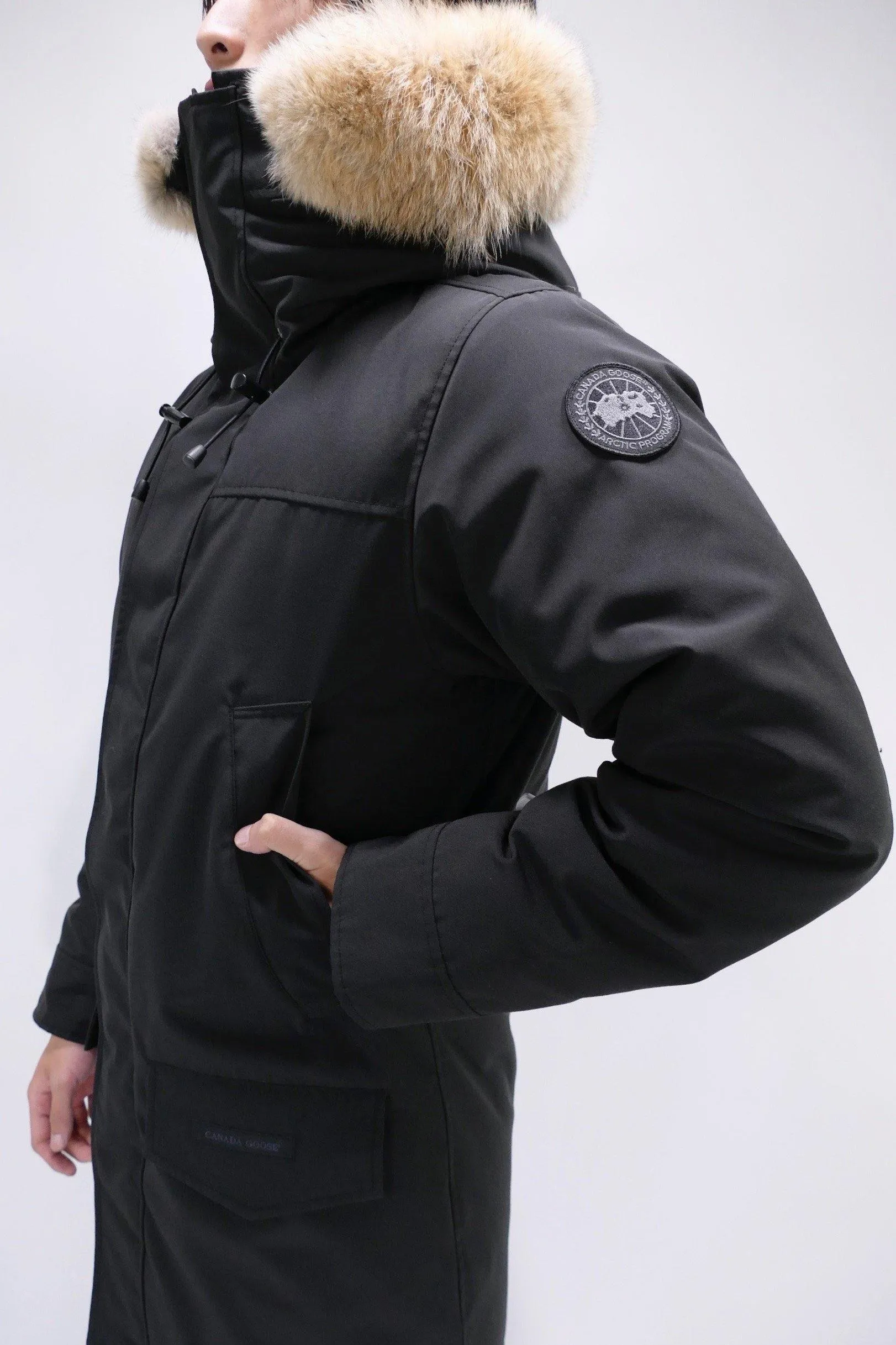 Canada Goose Mens *Parka Langford Black Label - Black