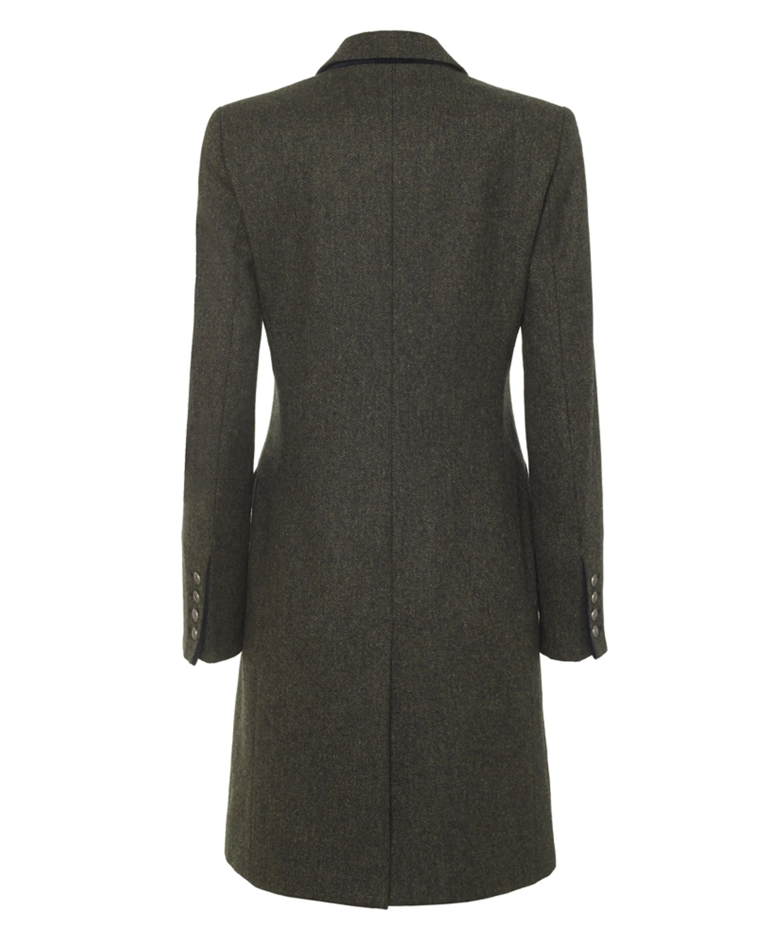 Catherine Coat - Olive Navy