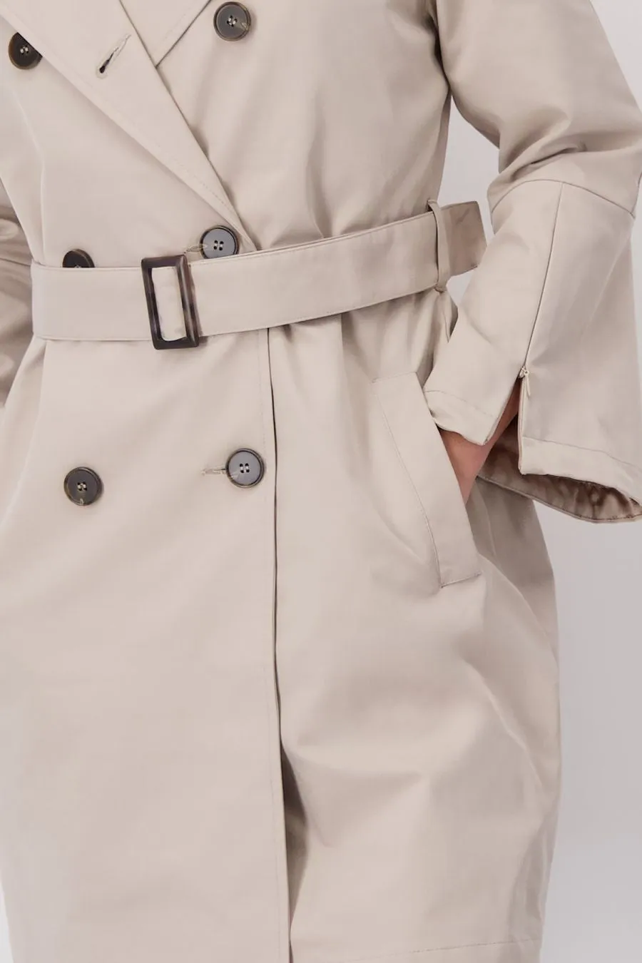 Coat trenchcoat lapel collar (Size UK 16)