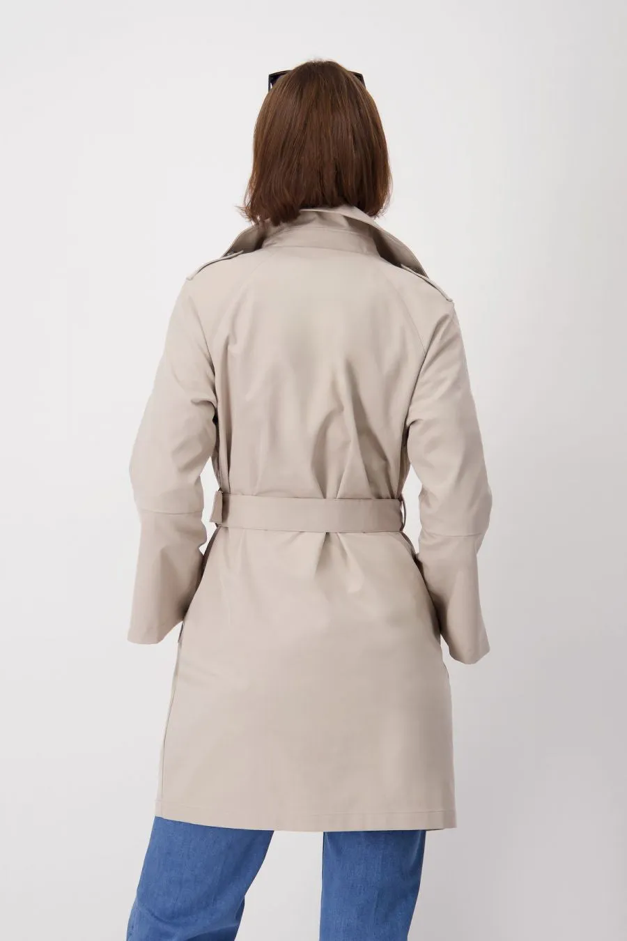 Coat trenchcoat lapel collar (Size UK 16)