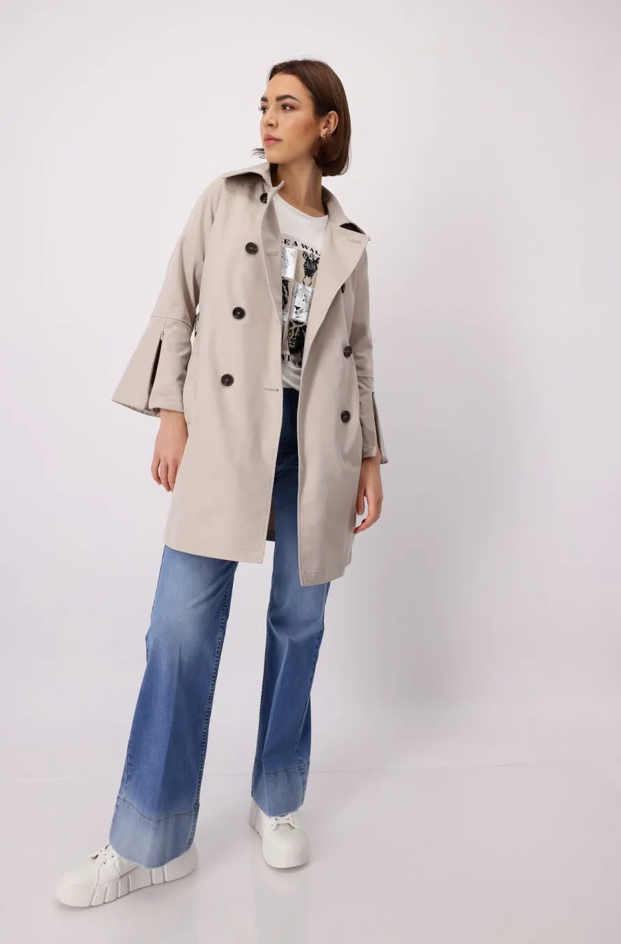 Coat trenchcoat lapel collar (Size UK 16)