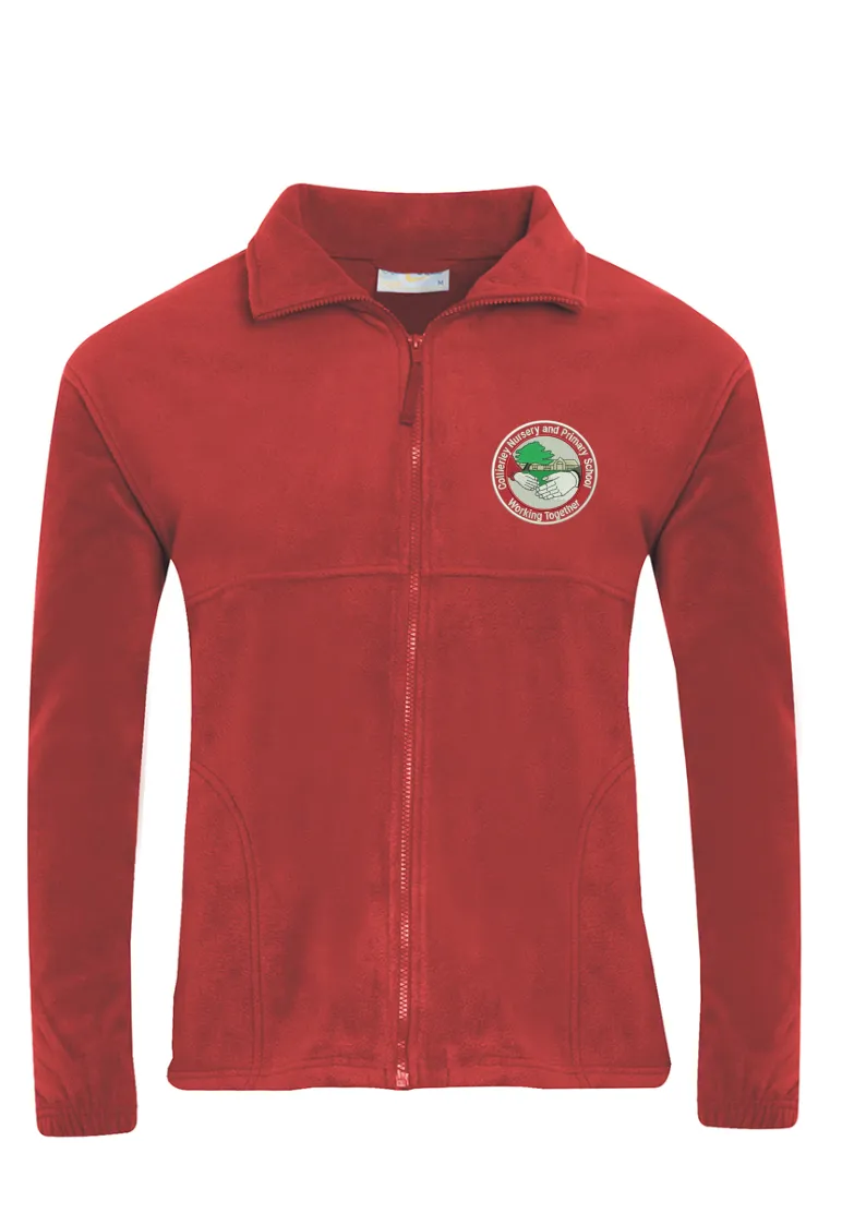 Collierley Nursery & Primary School Red Fleece Jacket