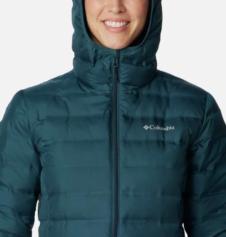 Columbia Ladies Lake 22 Long Hooded Down Jacket -NIGHT