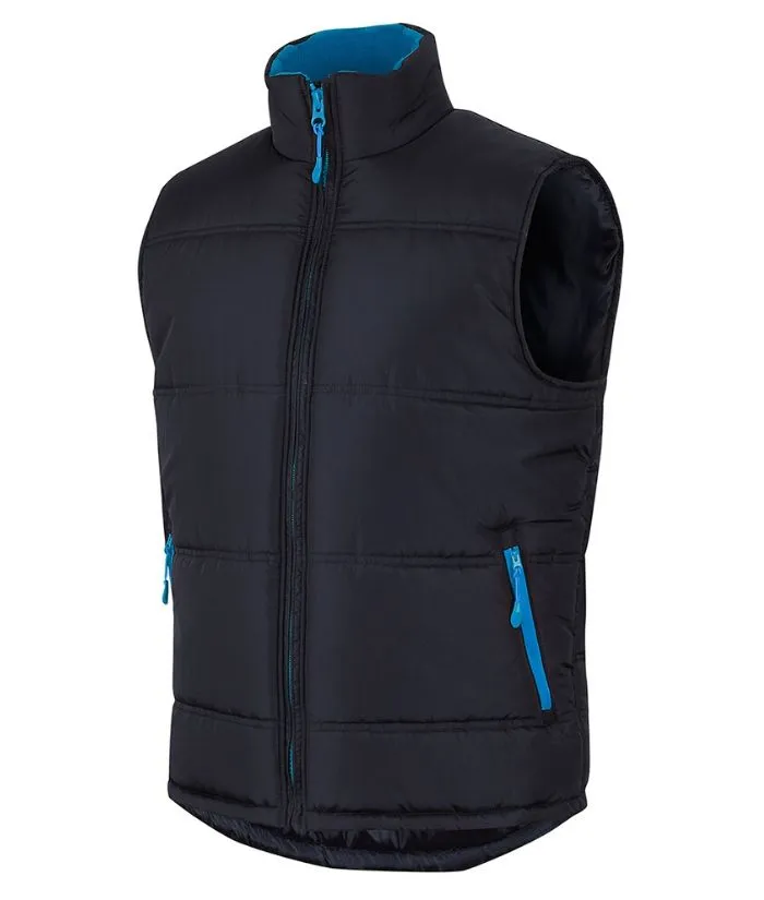 Contrast Puffer Vest