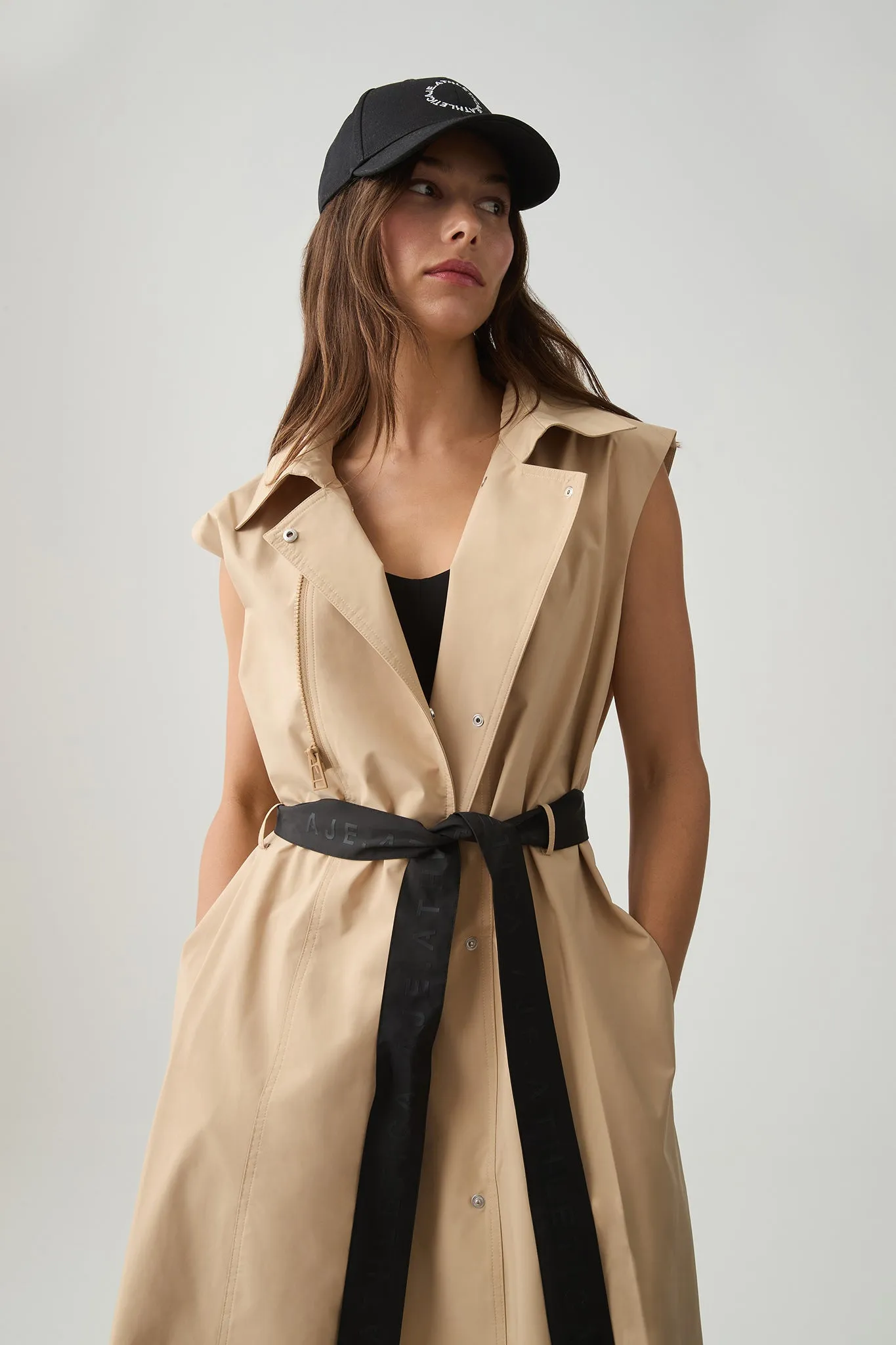 Convertible Belted Trench 703