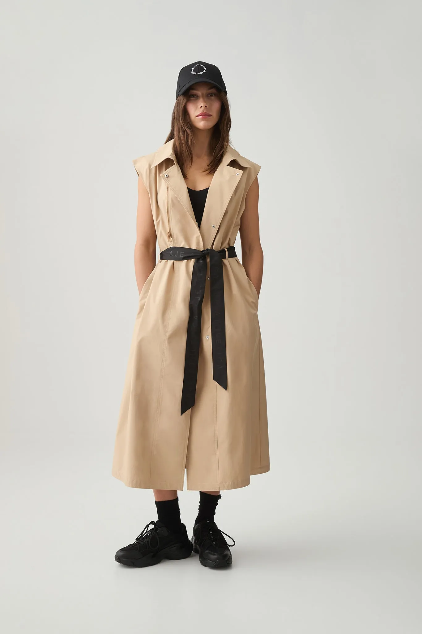 Convertible Belted Trench 703