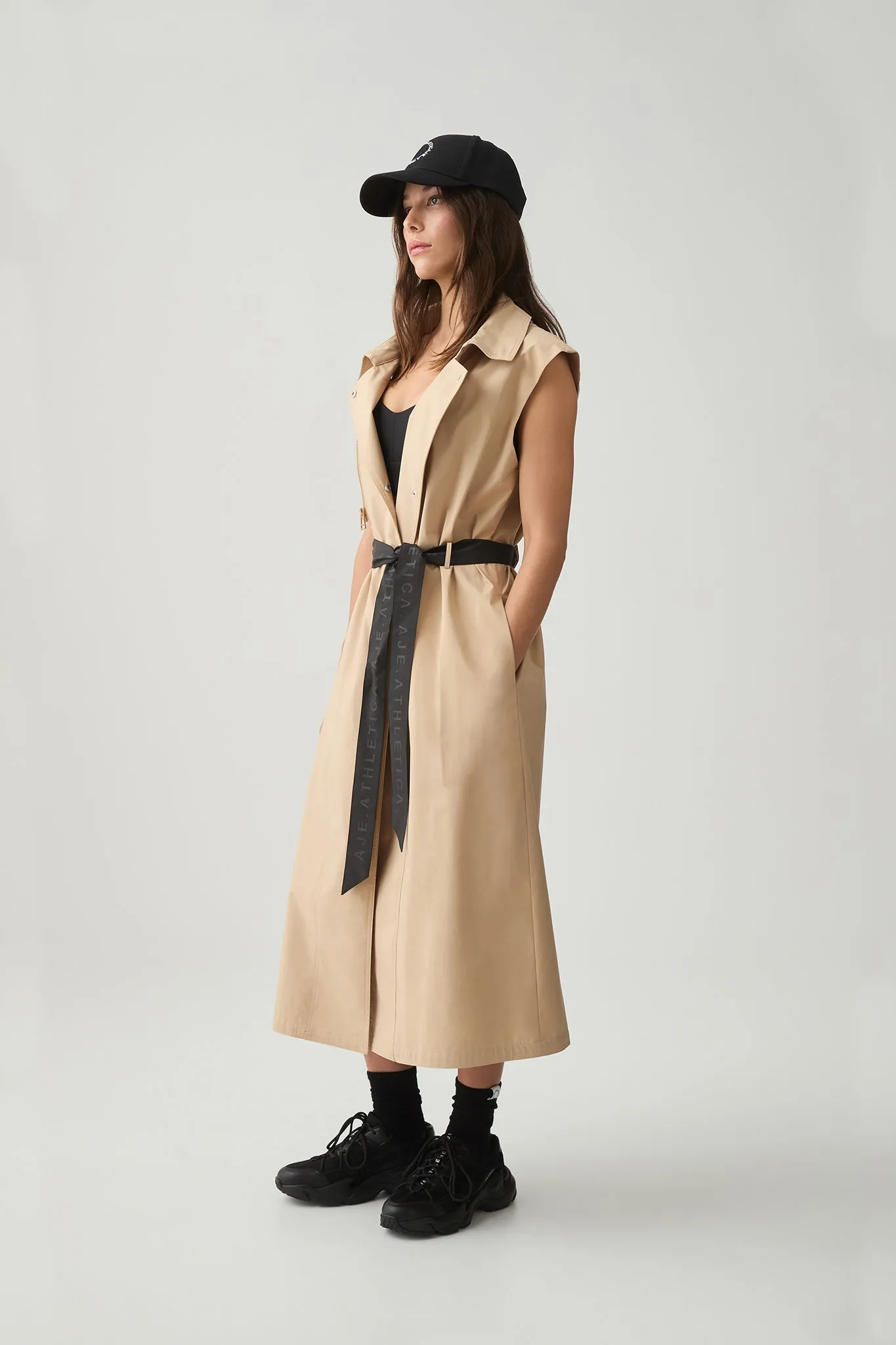 Convertible Belted Trench 703