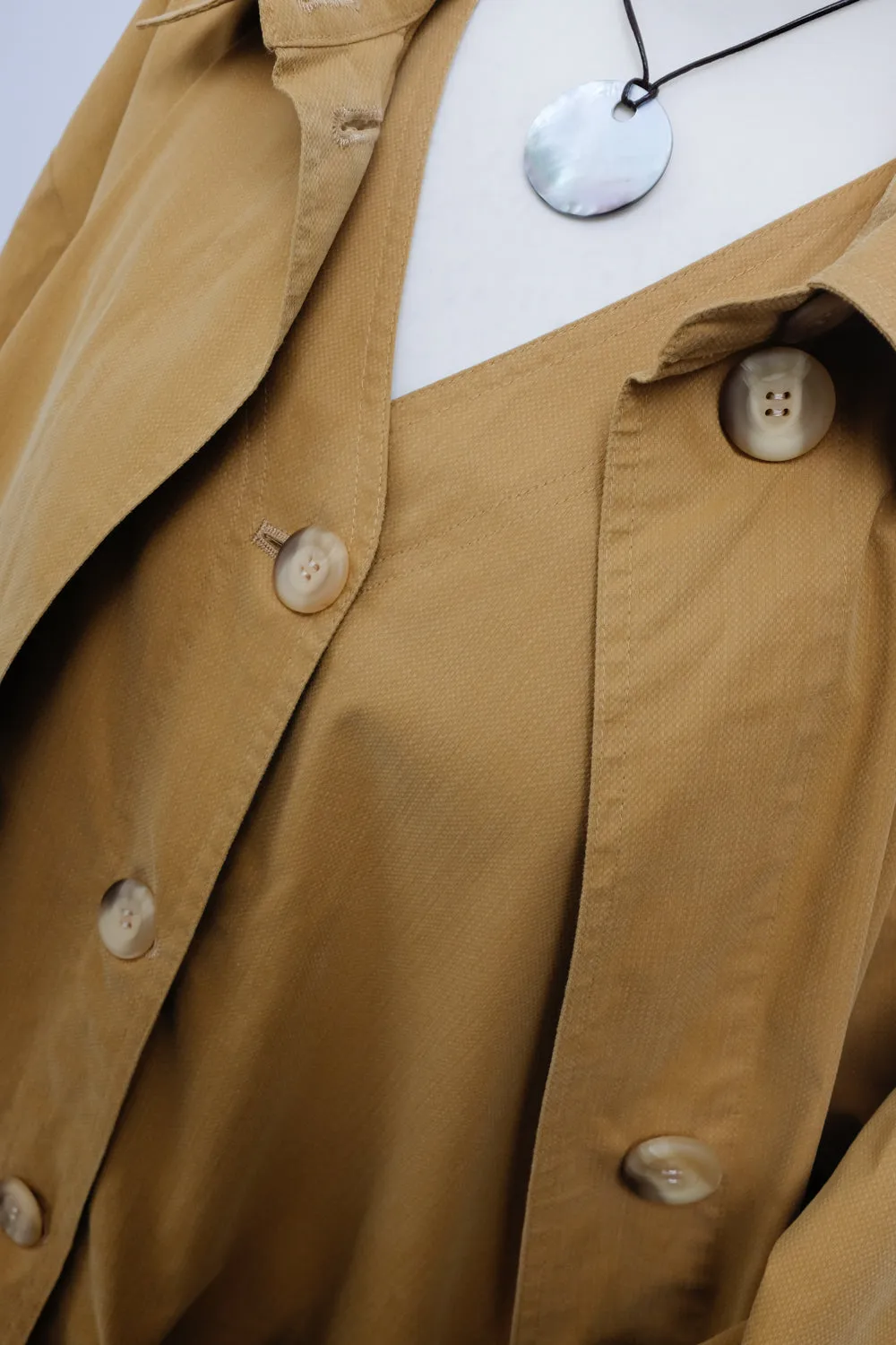 COTTON VEST VINTAGE TRENCH COAT