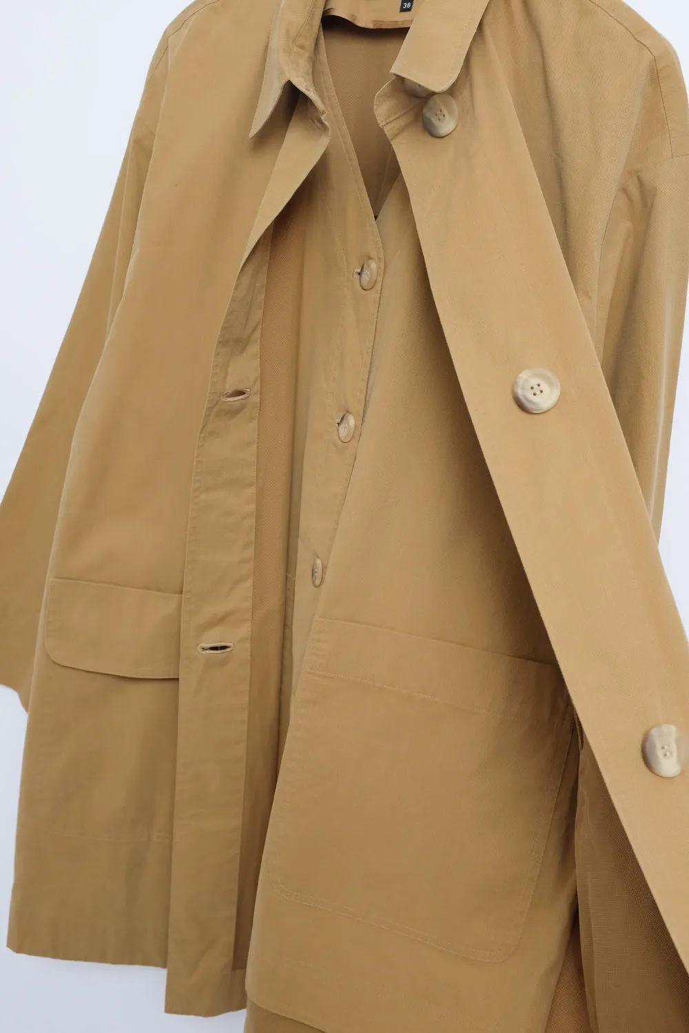 COTTON VEST VINTAGE TRENCH COAT