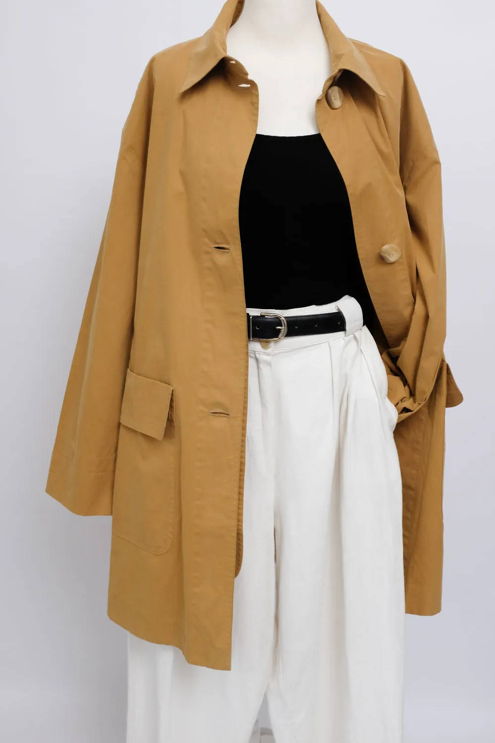 COTTON VEST VINTAGE TRENCH COAT