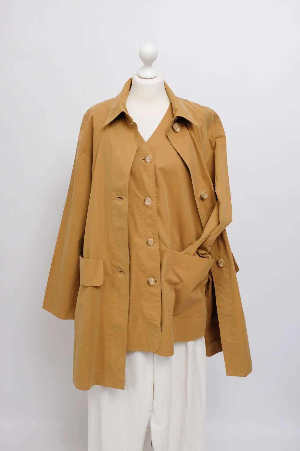 COTTON VEST VINTAGE TRENCH COAT